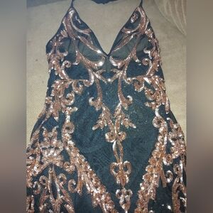 Fashion Nova Madeline Sequin Mini Dress Small